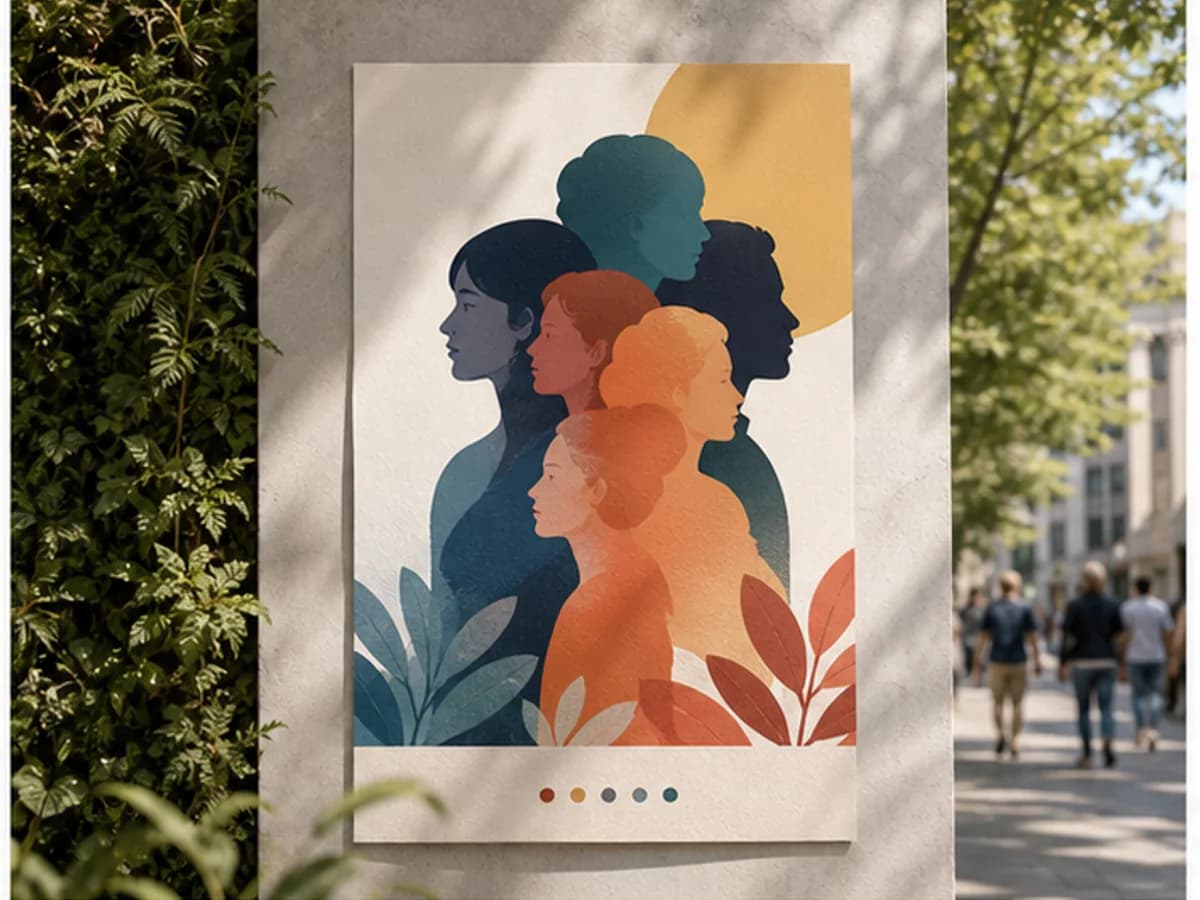 AI Poster Generator feature: Aspect ratios for print and social