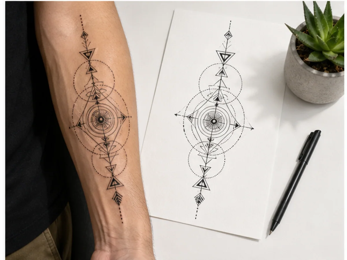 AI Tattoo Generator feature: Placement-aware prompts