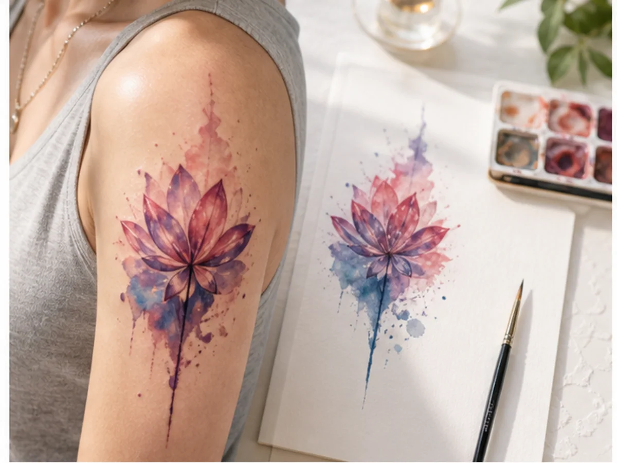 AI Tattoo Generator step: Generate a concept to review