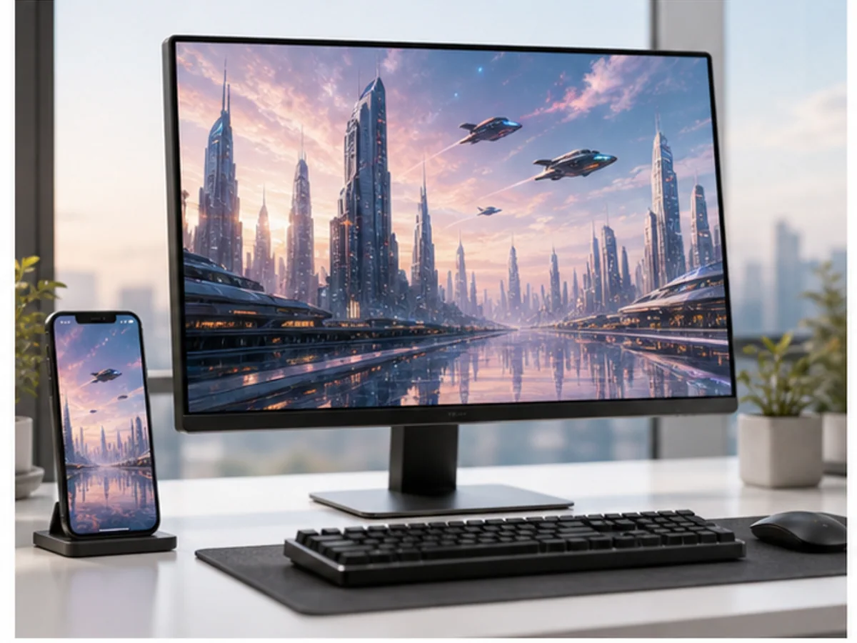 AI Wallpaper Maker step: Generate and test the crop
