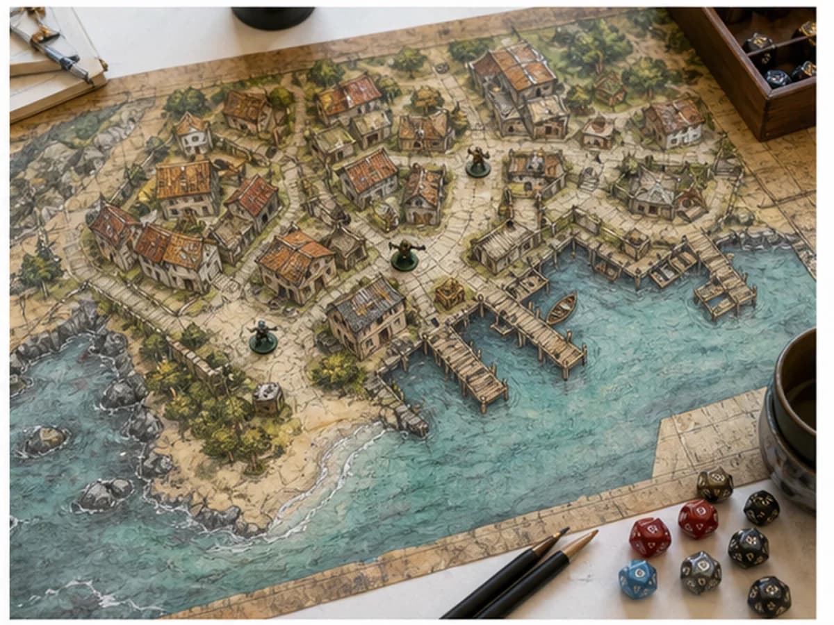 DnD Map Generator step: Add playable details