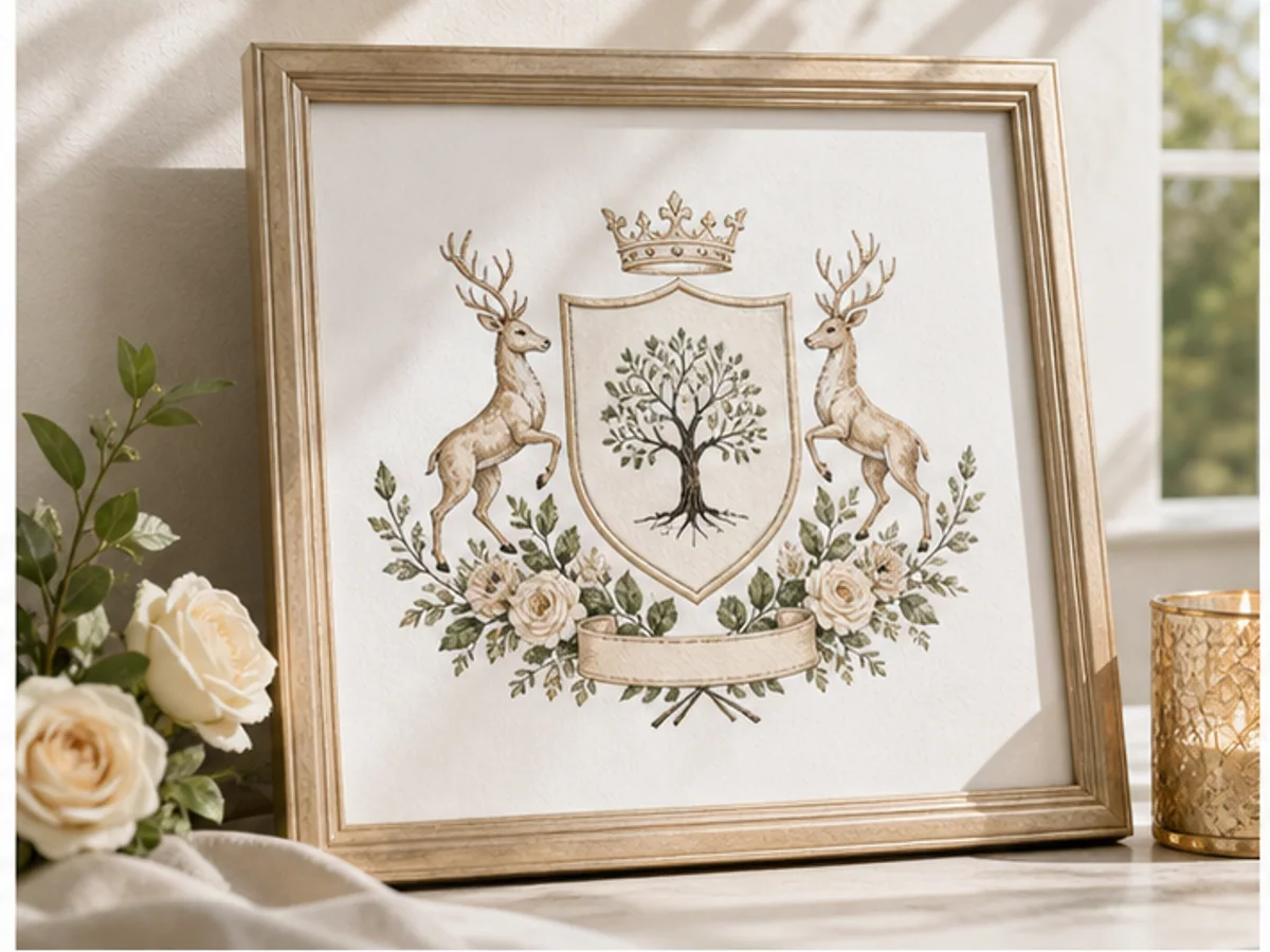 Family Crest Generator step: Generate and refine balance