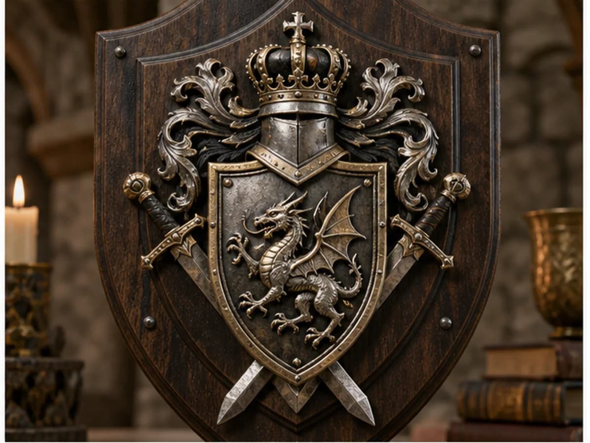 Family Crest Generator feature: Great for real or fictional families
