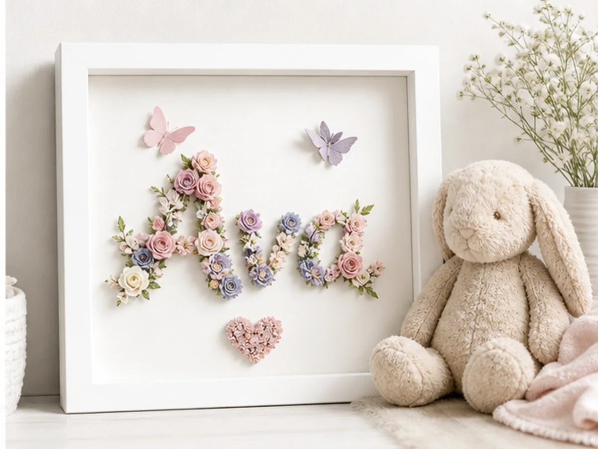 Name into Flowers step: Specify flowers and palette