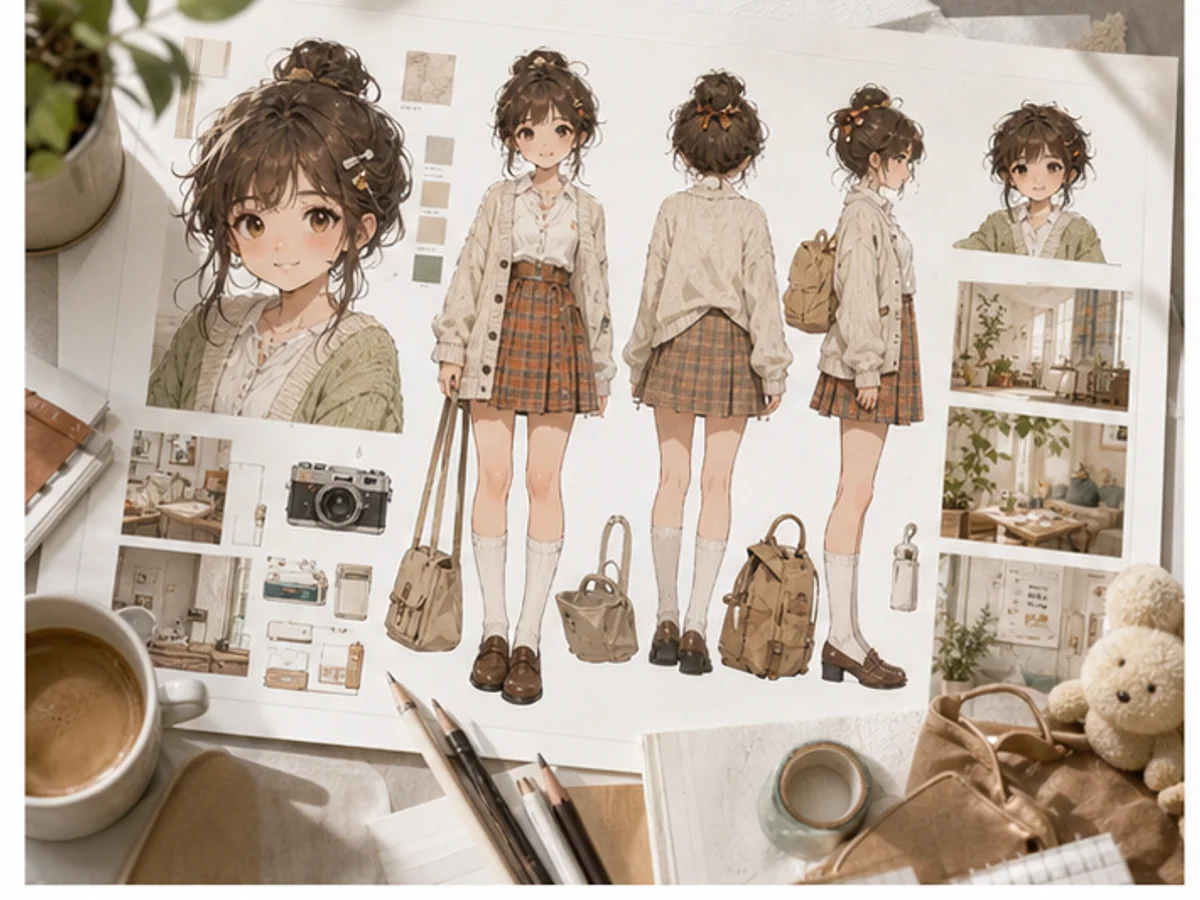 OC Maker step: Refine into a usable reference